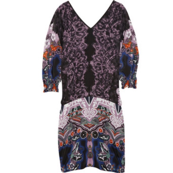 TIBI beautiful printed silk dress size 4 - Picture 2 of 3